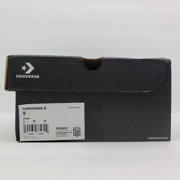 Converse CTAS Double Stack Lift Hi Womens Size 5 Black My Story Platform Sneaker - Picture 14 of 15